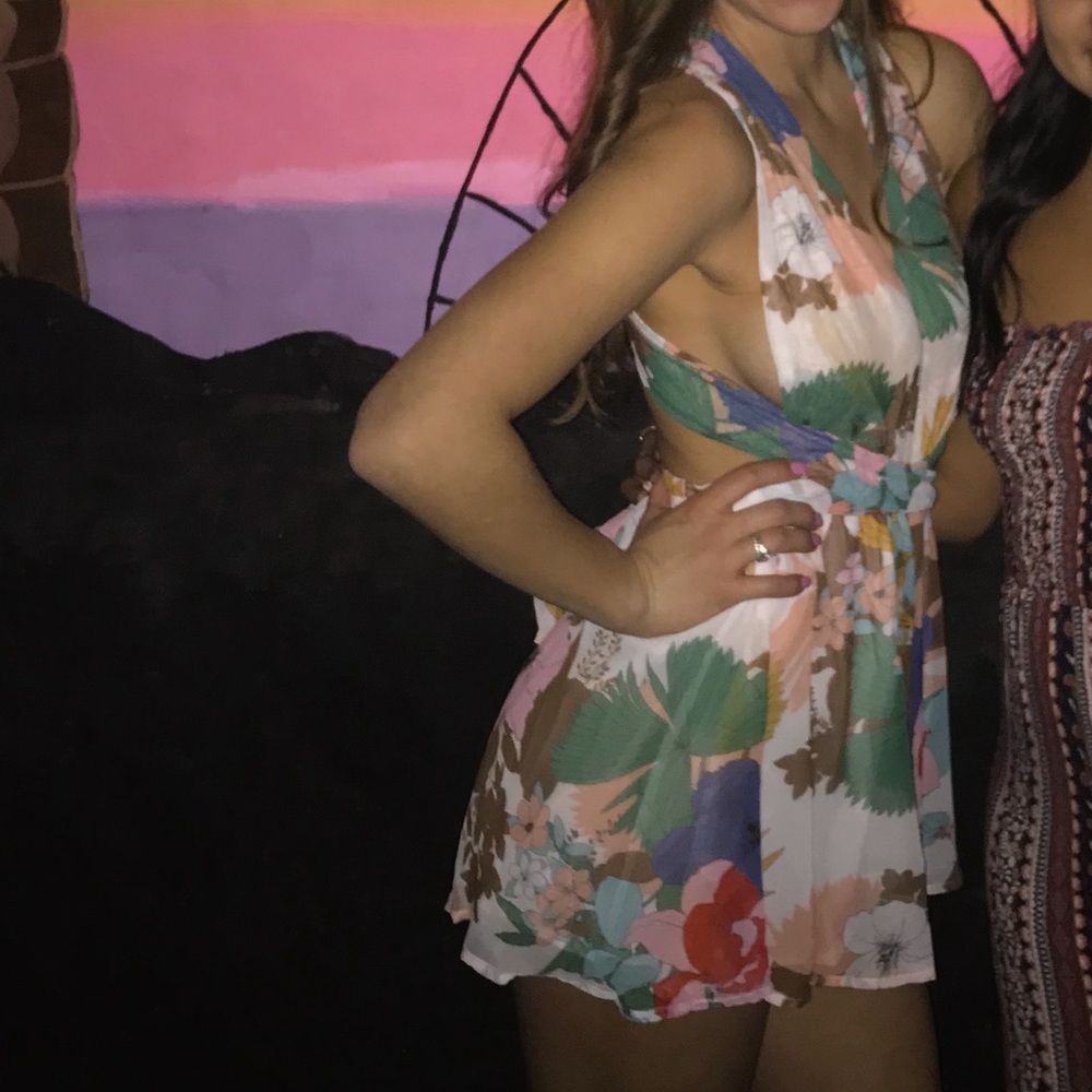 Wrap around tie up ROMPER